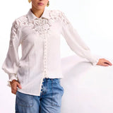 Annes Lace Cutwork Top Namrata Joshipura
