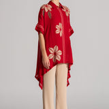 SPRING STAR ASYMMETRIC TUNIC