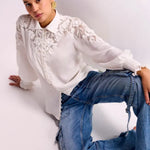 Annes Lace Cutwork Top Namrata Joshipura