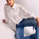 Annes Lace Cutwork Top Namrata Joshipura