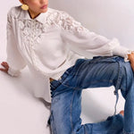 Annes Lace Cutwork Top Namrata Joshipura