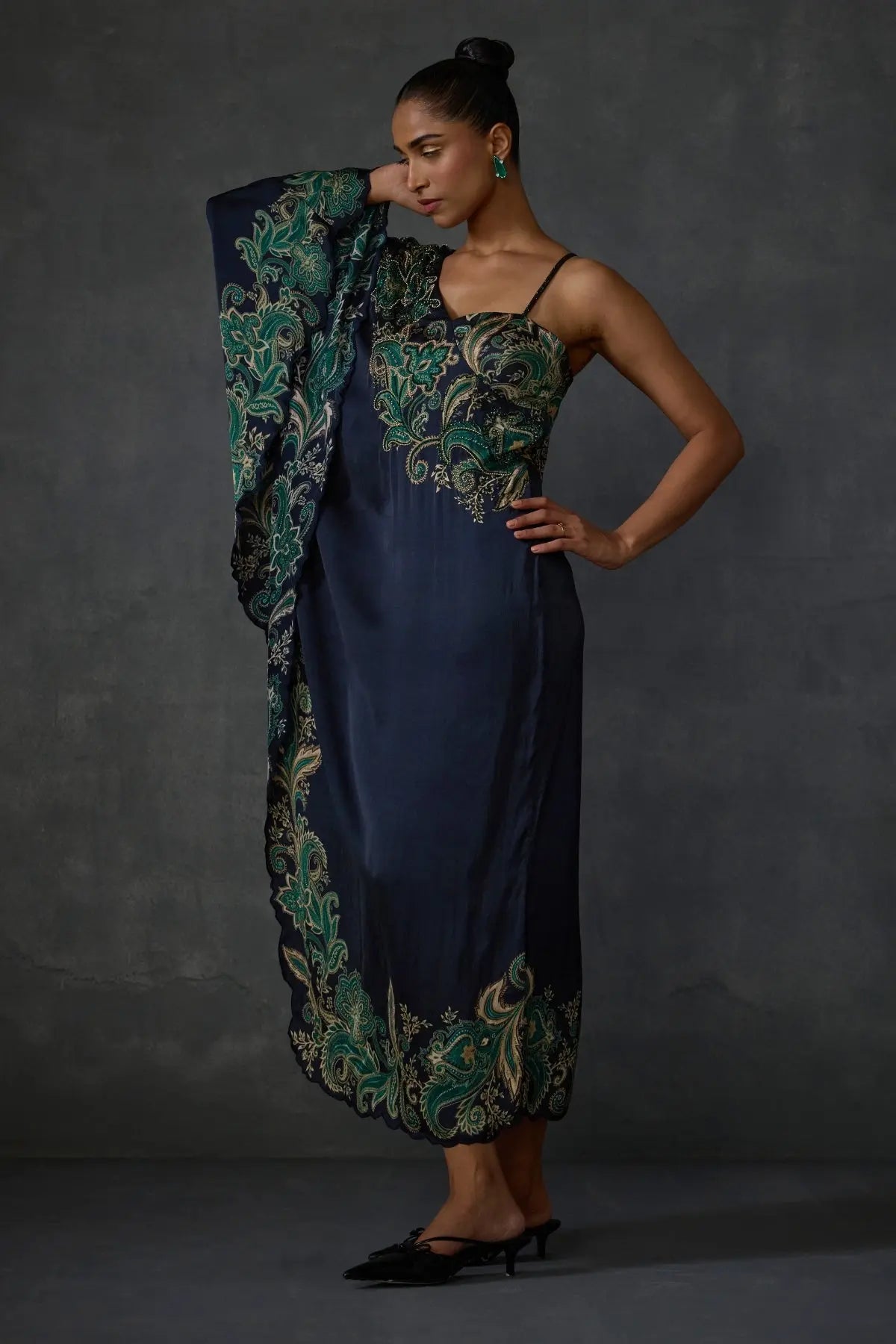 Paisley One Offshoulder Dress Namrata Joshipura Online