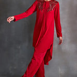 Autumn Fern Curved Hem Tunic Namrata Joshipura