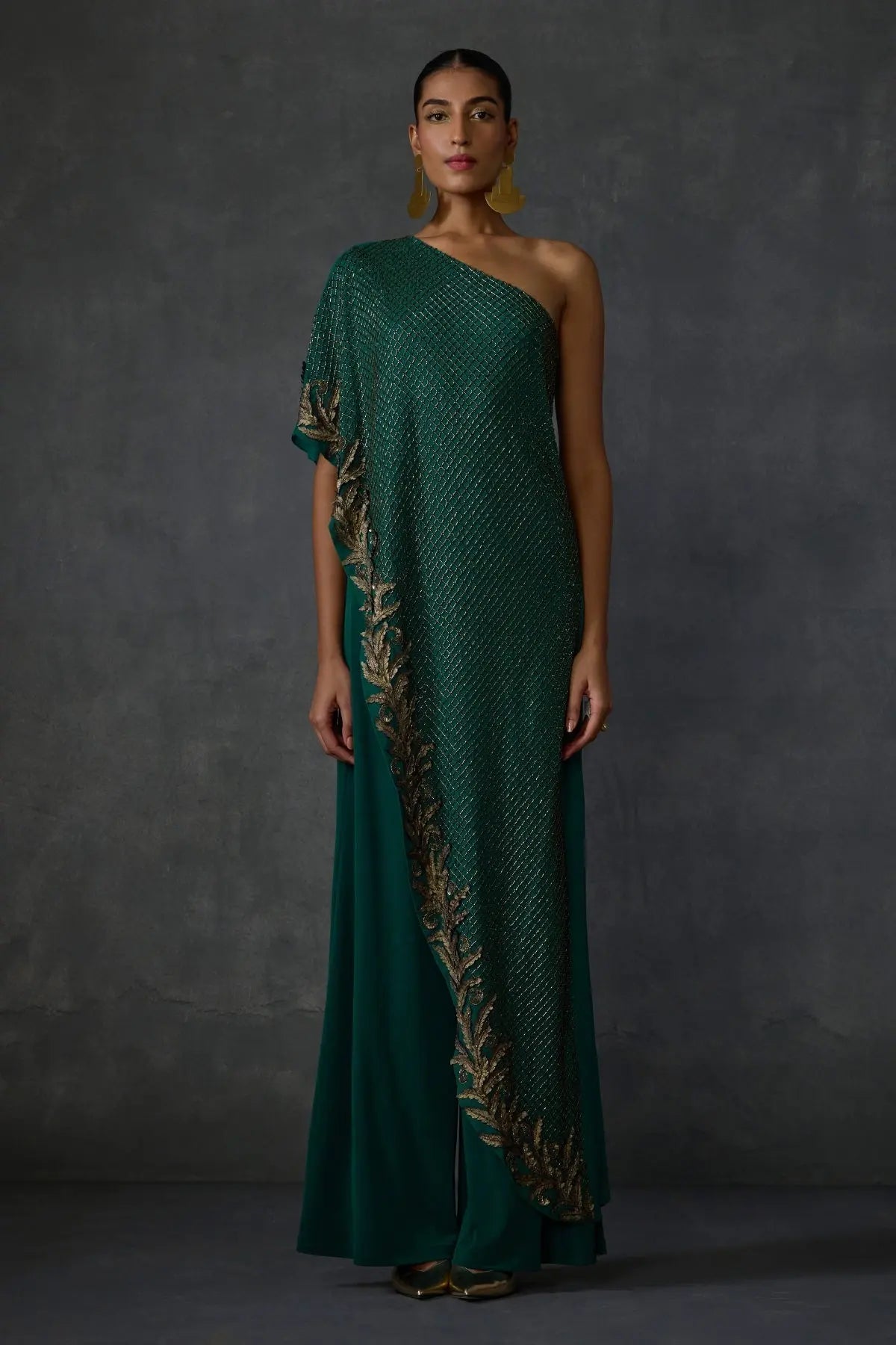 Autumn Fern Offshoulder Jumpsuit Namrata Joshipura Online