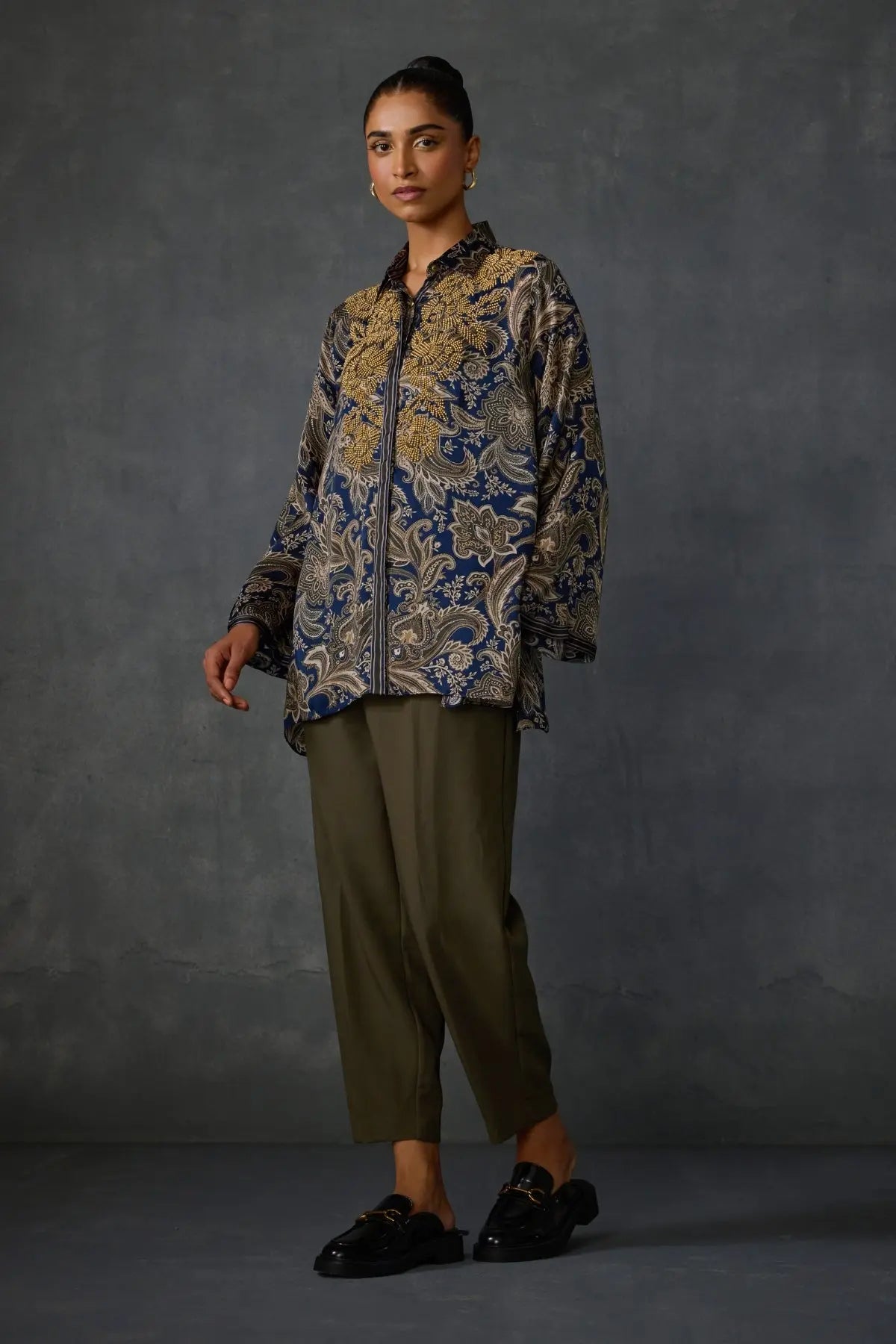 Myrrah Paisley Trapeze Tunic Namrata Joshipura Online
