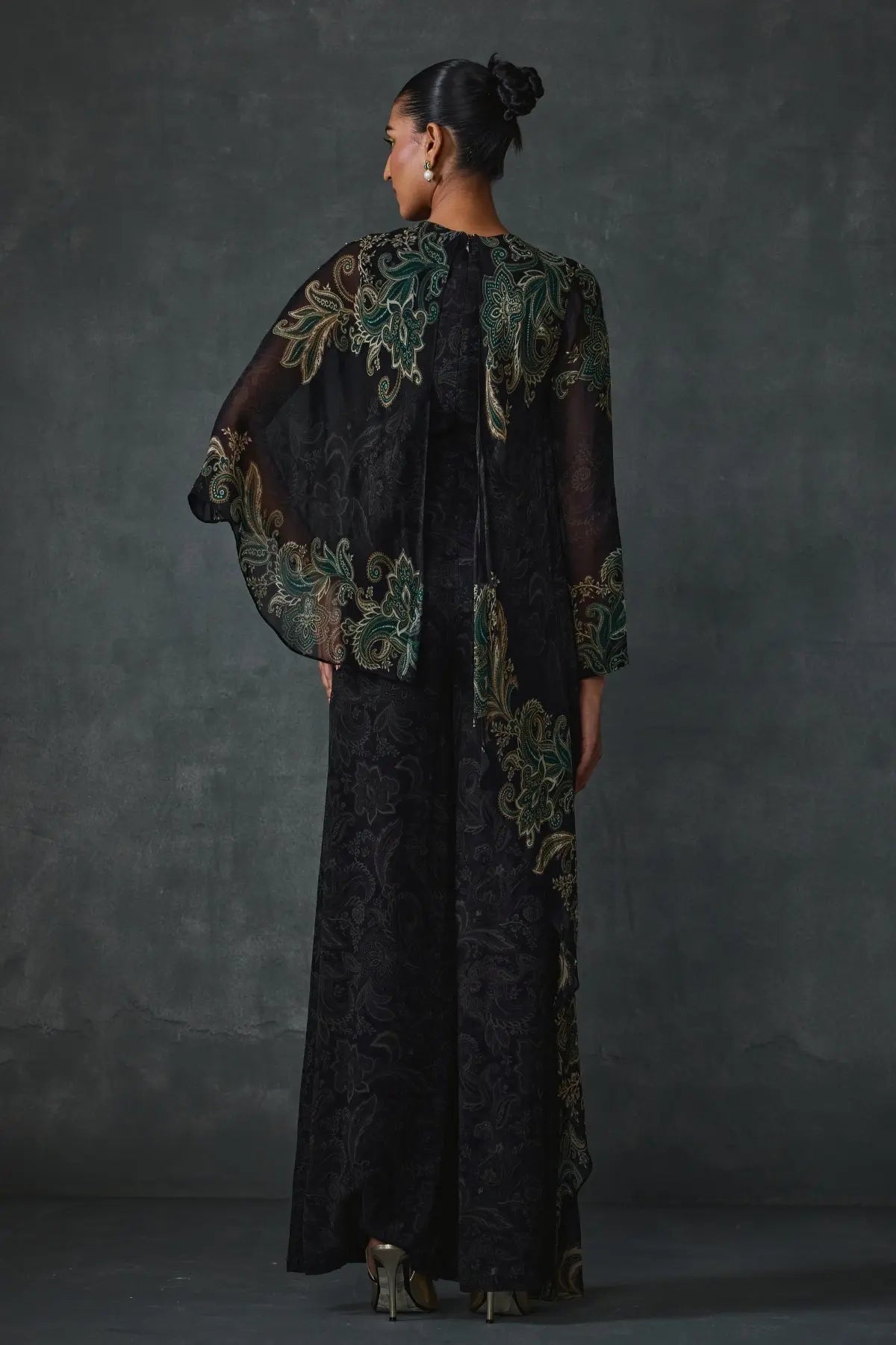 Paisley Cape Style Jumpsuit Namrata Joshipura Online
