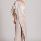 PEARL METEOR ONE SHOULDER JUMPSUIT