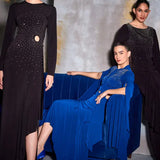 Crystal Square Cut Out Gown Namrata Joshipura