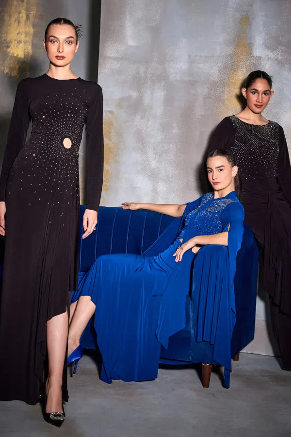 Crystal Square Cut Out Gown Namrata Joshipura