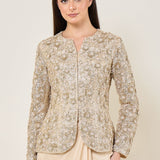 Amara Intricate Jacket With Drape Skirt Namrata Joshipura Online