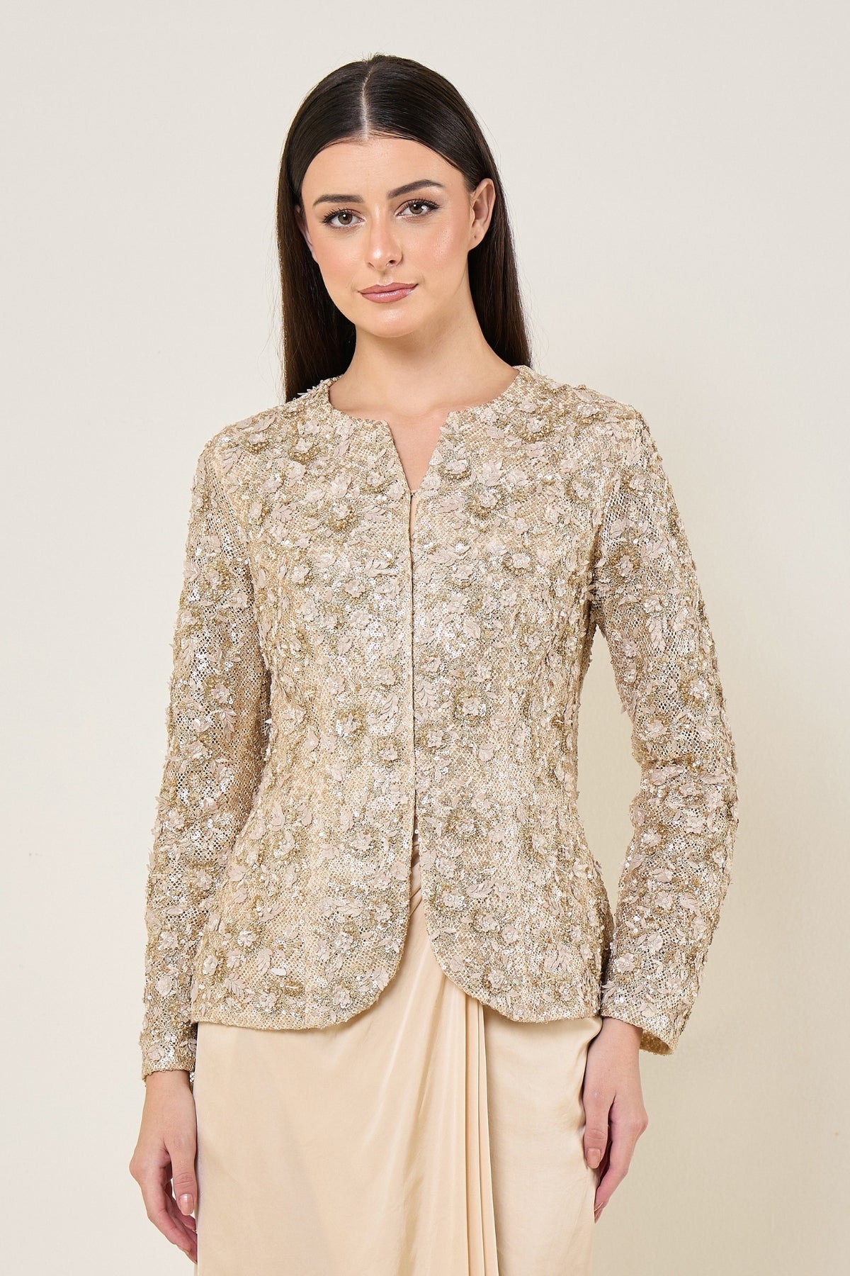 Amara Intricate Jacket With Drape Skirt Namrata Joshipura Online