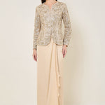 Amara Intricate Jacket With Drape Skirt Namrata Joshipura Online