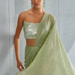 Fox Tail Drape Saree Namrata Joshipura