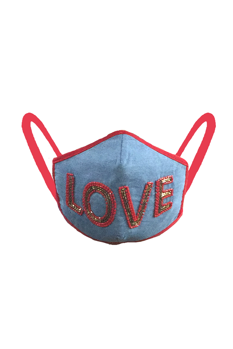 NJ Love slogan Mask