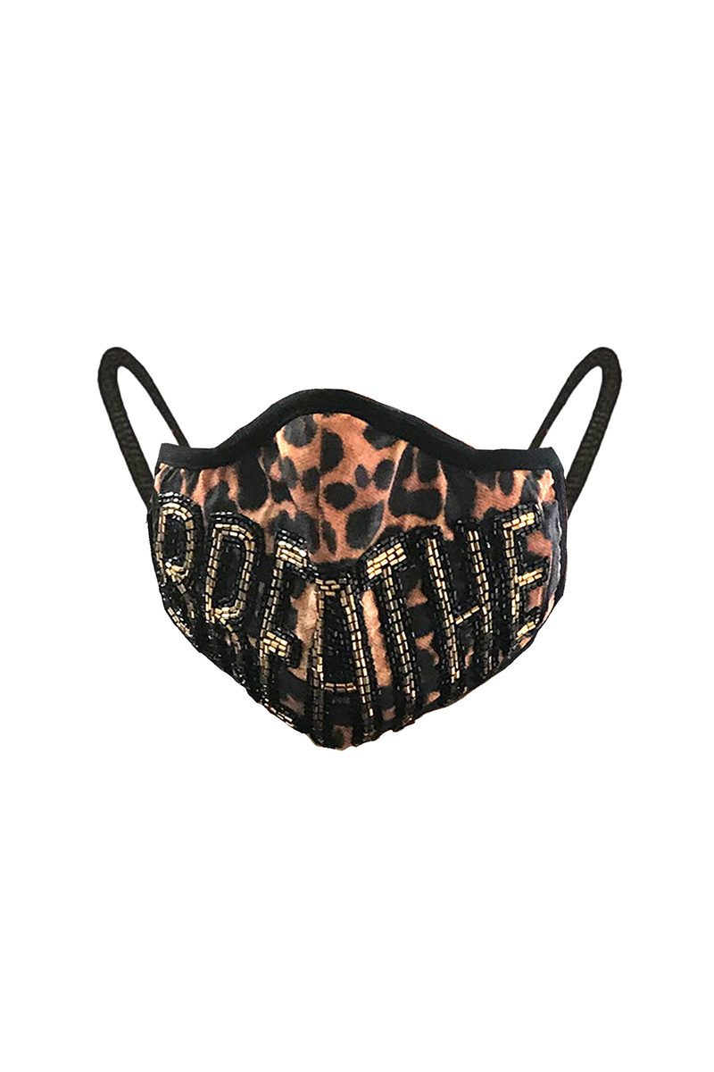 NJ leopard Breathe Mask