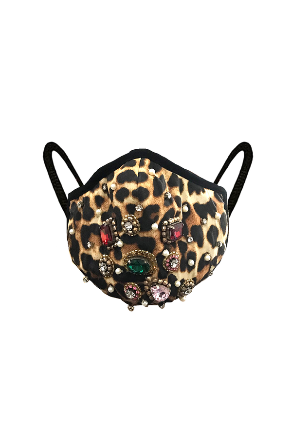 NJ leopard Jewel Mask